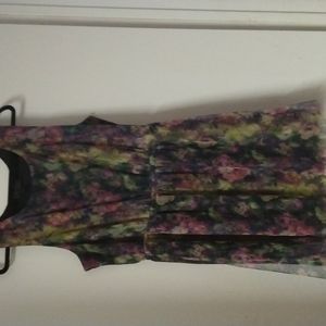 Forever 21 plus sheer floral dress